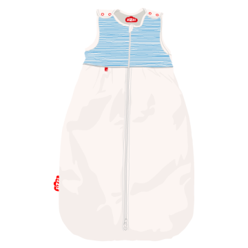 Baby sleeping bag Blue Stripes / 6-24 Months (90cm)