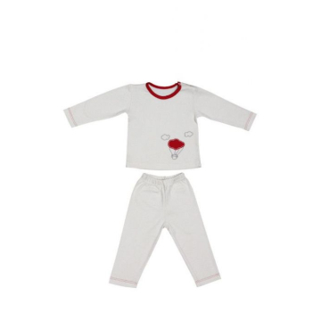 Baby pajamas with bio cotton - red balloon - 12 to 18 Months - Zizzz