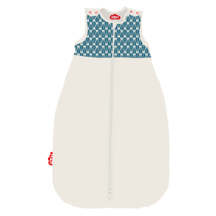 Summer sleeping bag Blue Leaves 6-24 months