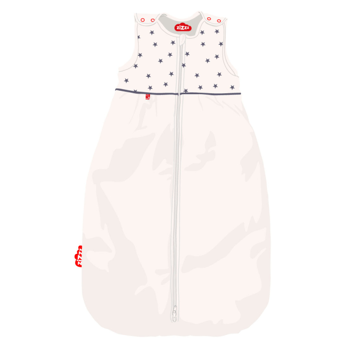Illustration of sleeping bag lucky star 6-24 months Illustration of sleeping bag lucky star 6-24 months