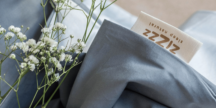 Cotton and Zizzz bio bed linen